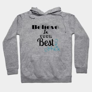 motivational text design Hoodie